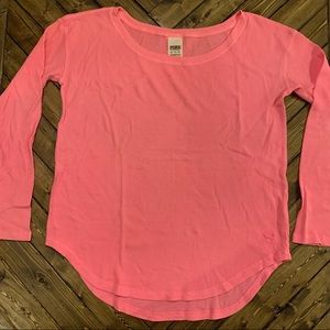 PINK Victoria’s Secret HotPink Thermal Long Sleeve
